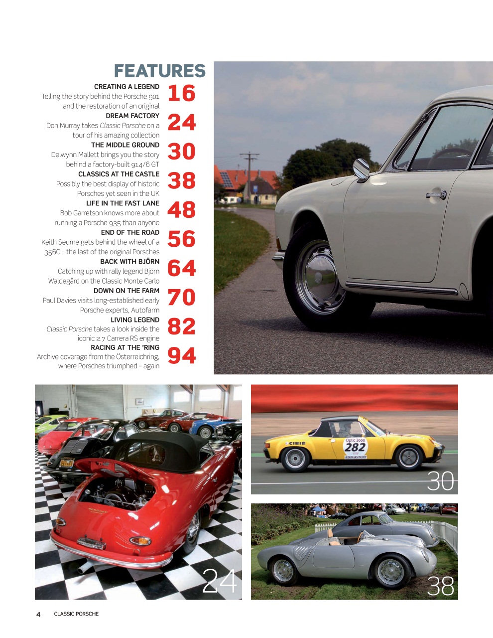 Classic Porsche Preview Pages