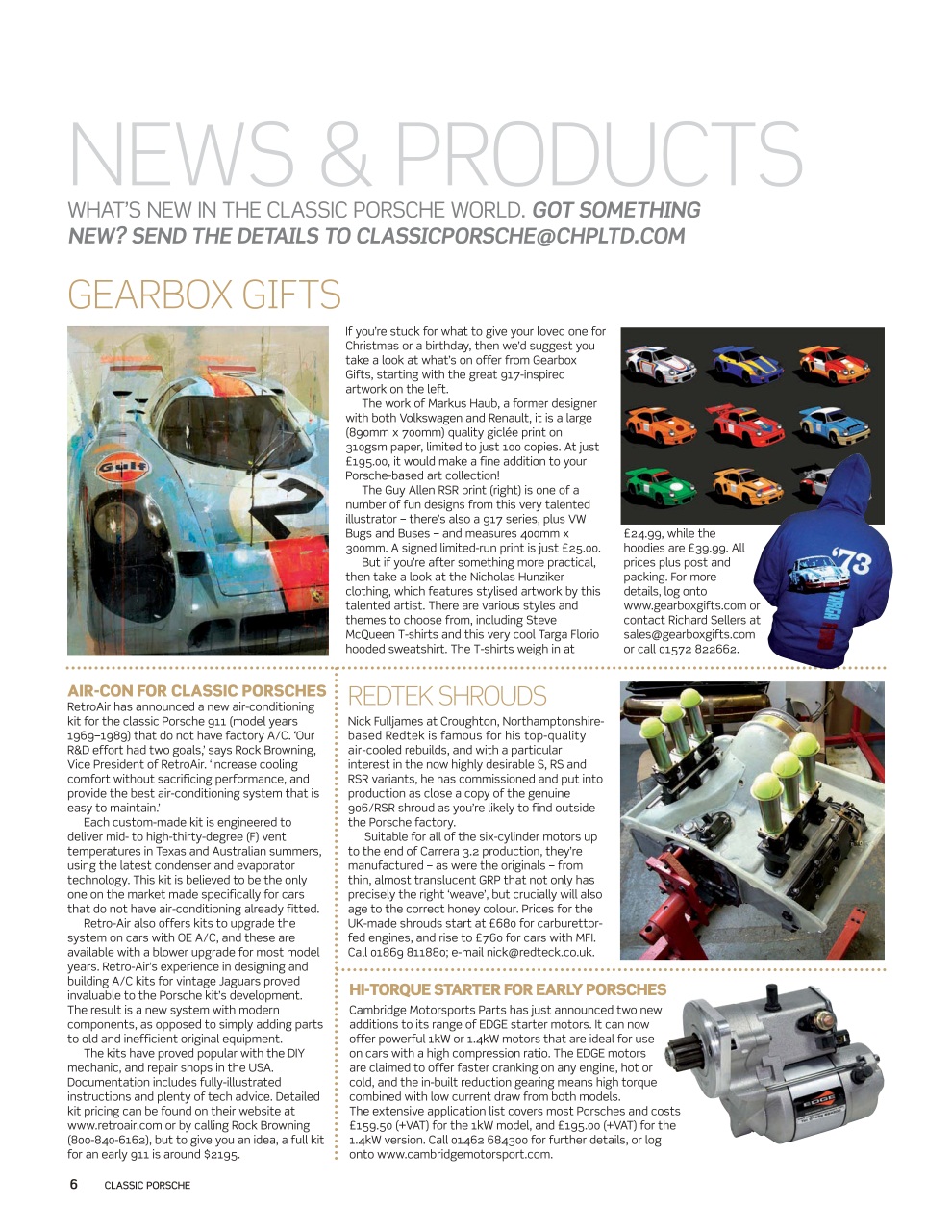 Classic Porsche Preview Pages