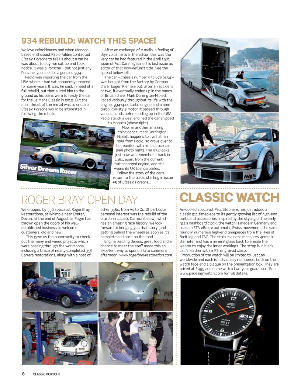 Classic Porsche Preview Pages