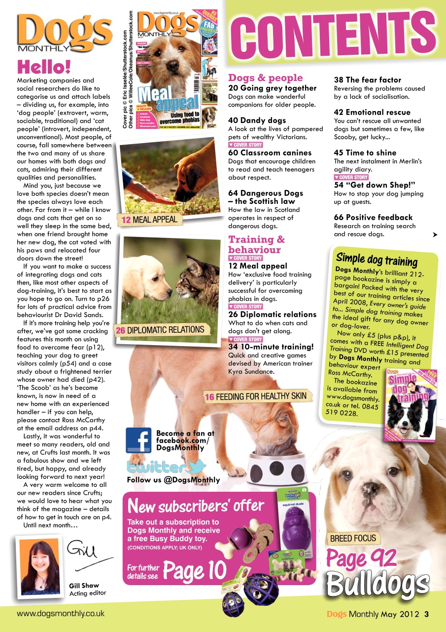 Dogs Monthly Preview Pages