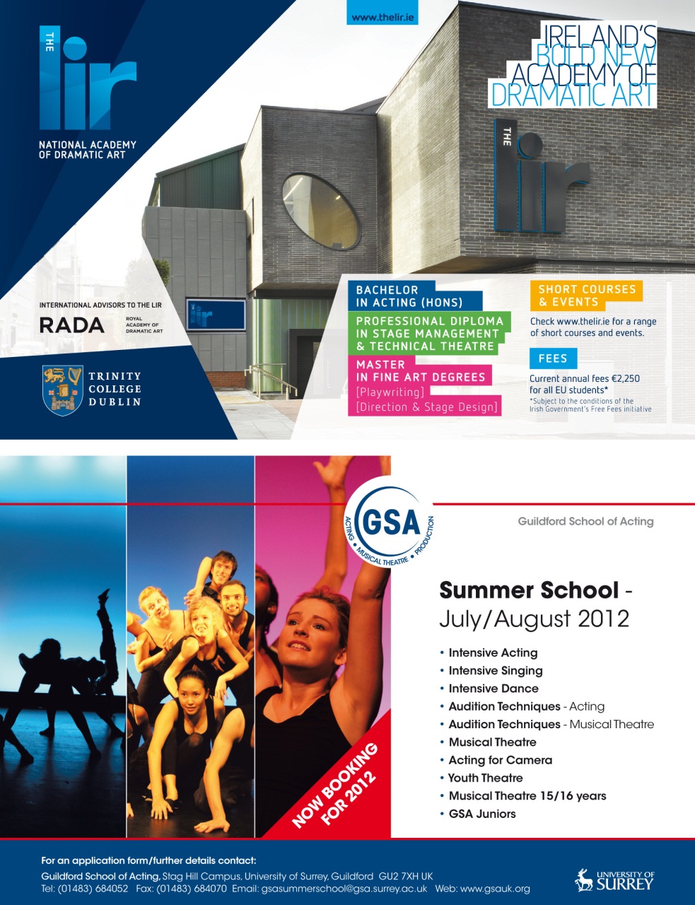 Drama and Theatre Preview Pages