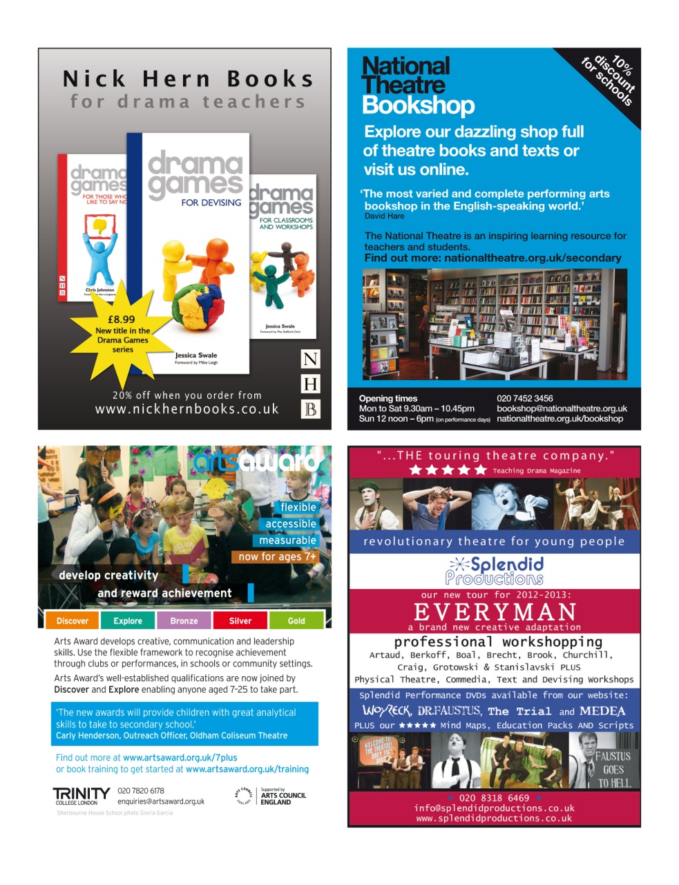 Drama and Theatre Preview Pages