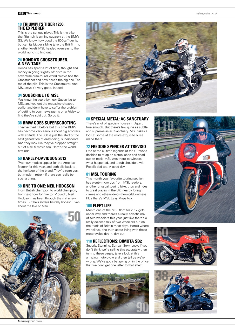 Motorcycle Sport & Leisure Preview Pages