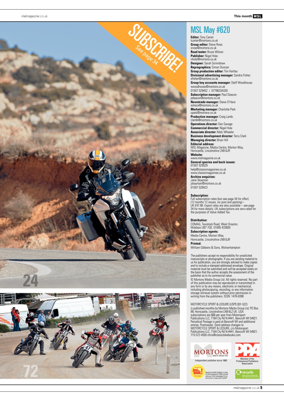 Motorcycle Sport & Leisure Preview Pages