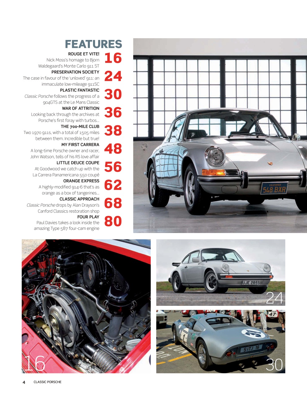 Classic Porsche Preview Pages