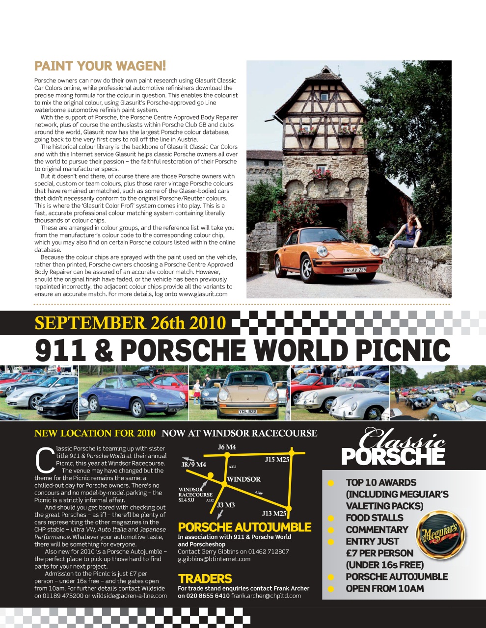 Classic Porsche Preview Pages