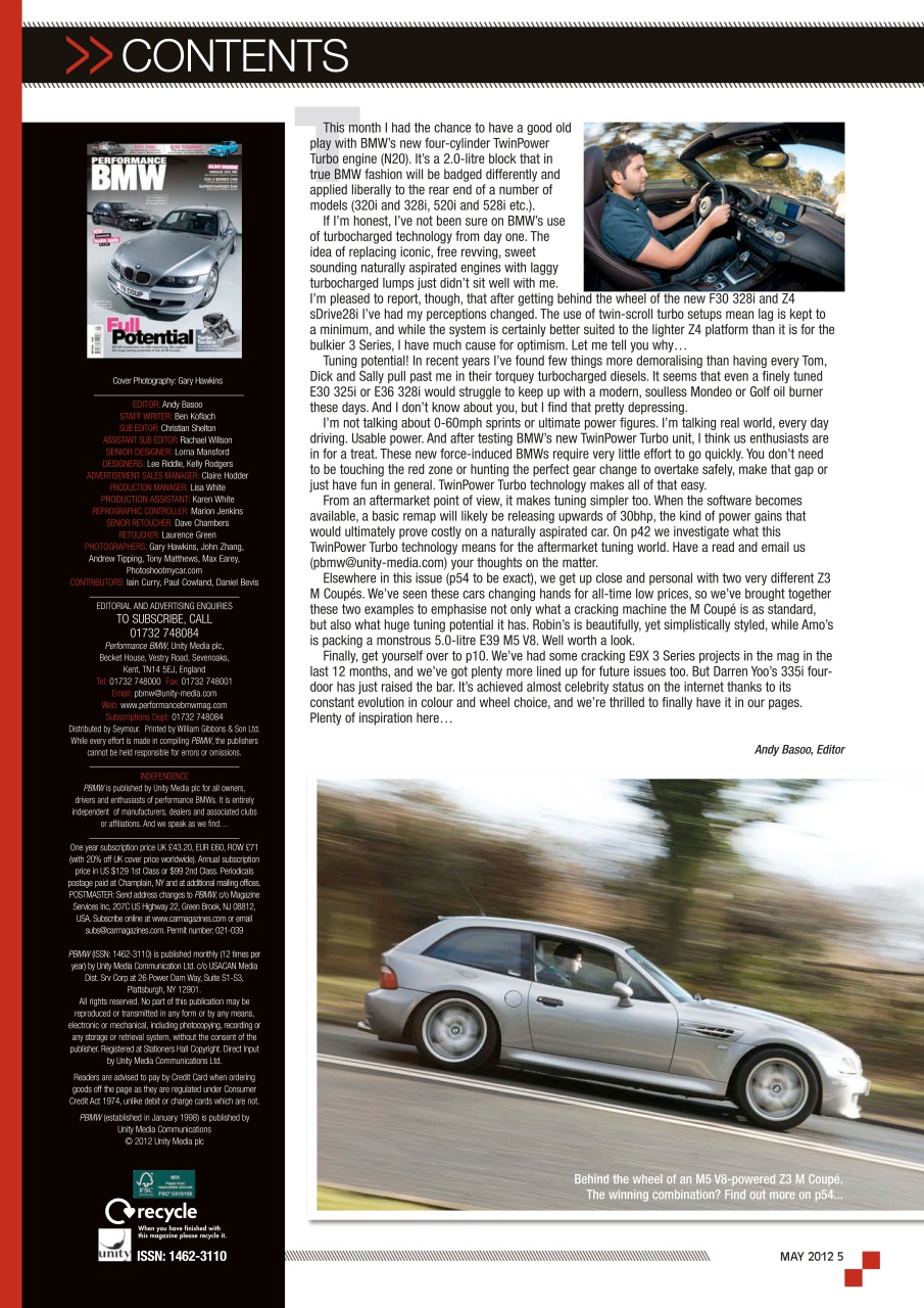 Performance BMW Preview Pages