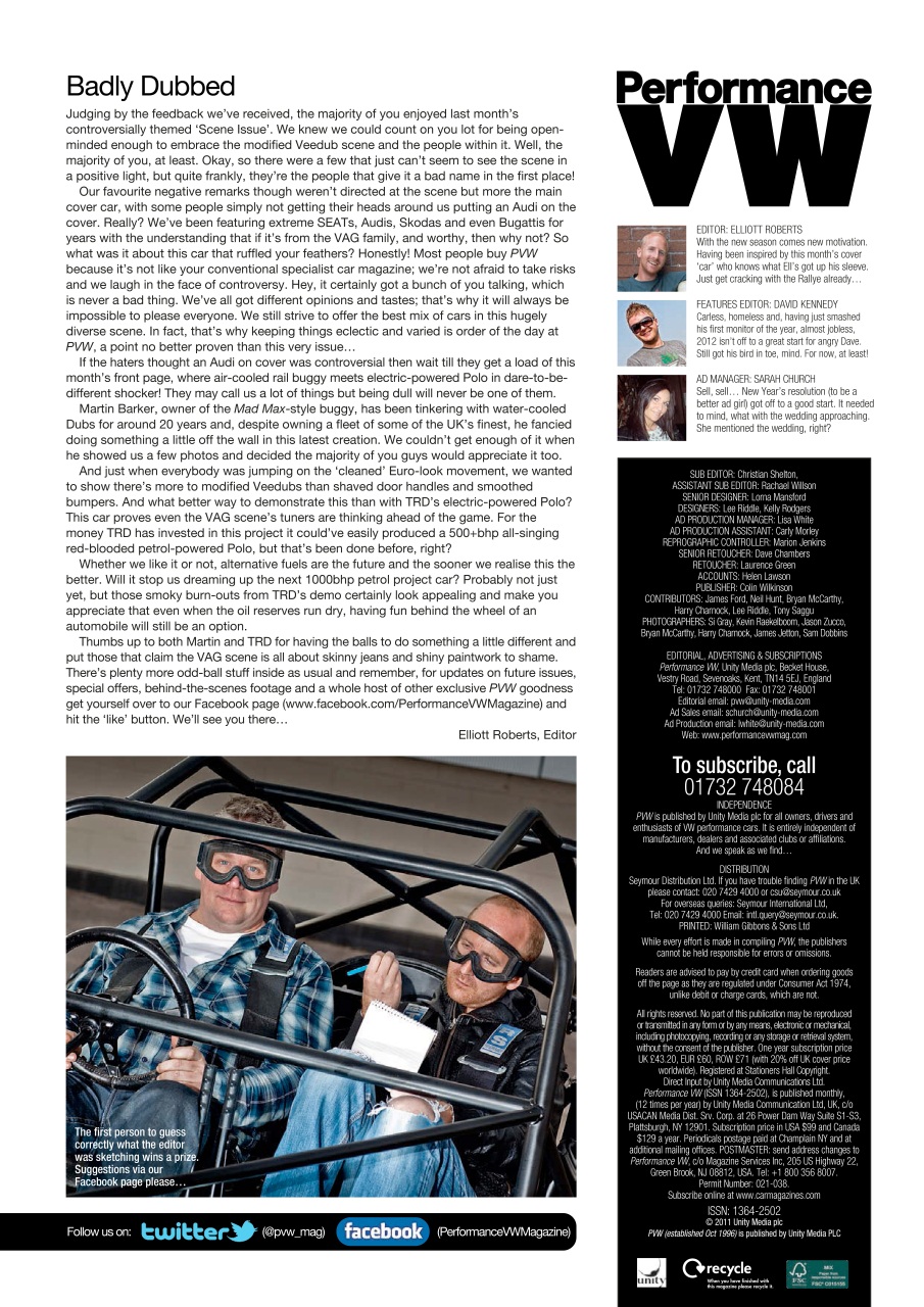 Performance VW Preview Pages