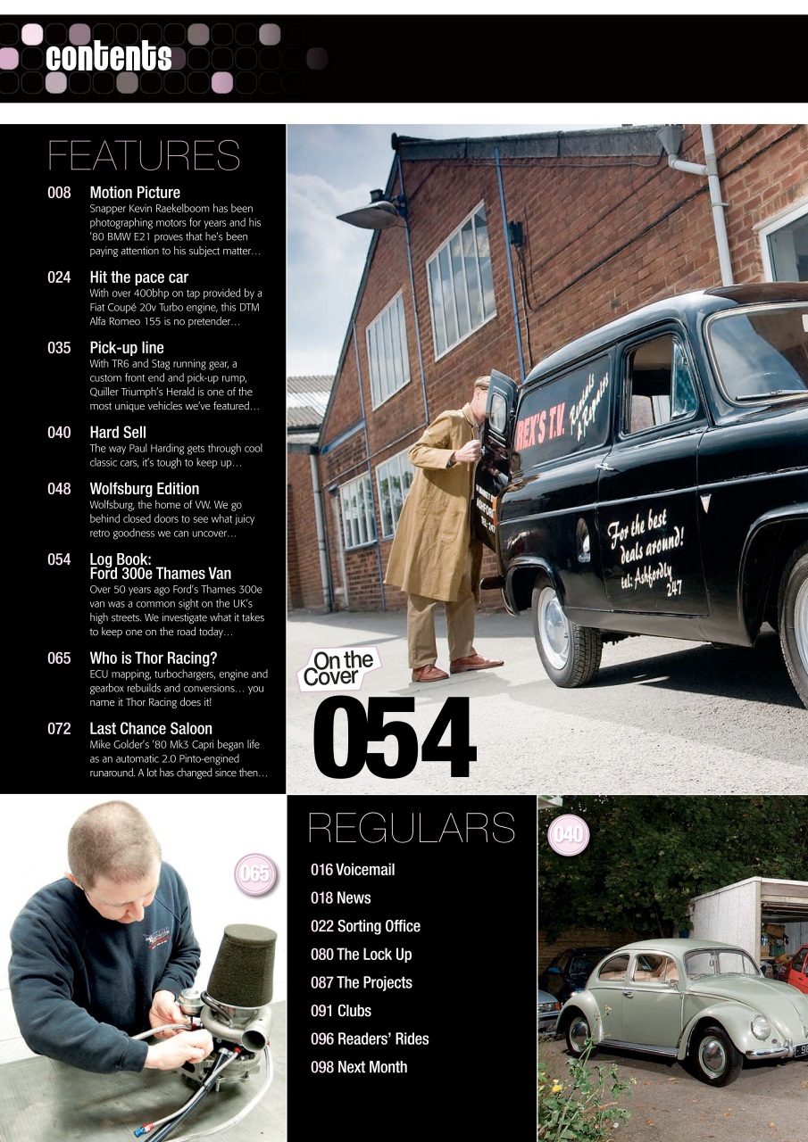 Retro Cars Preview Pages