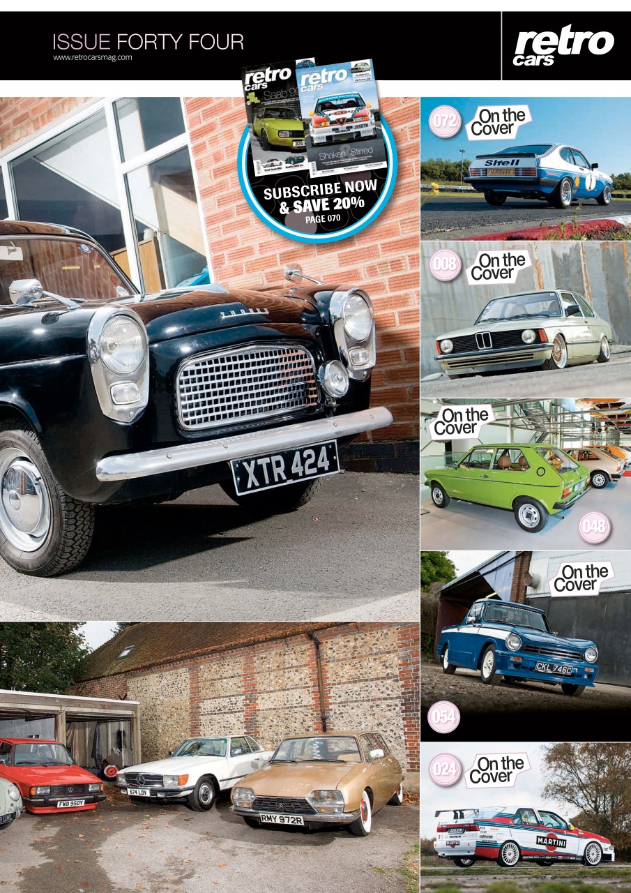 Retro Cars Preview Pages