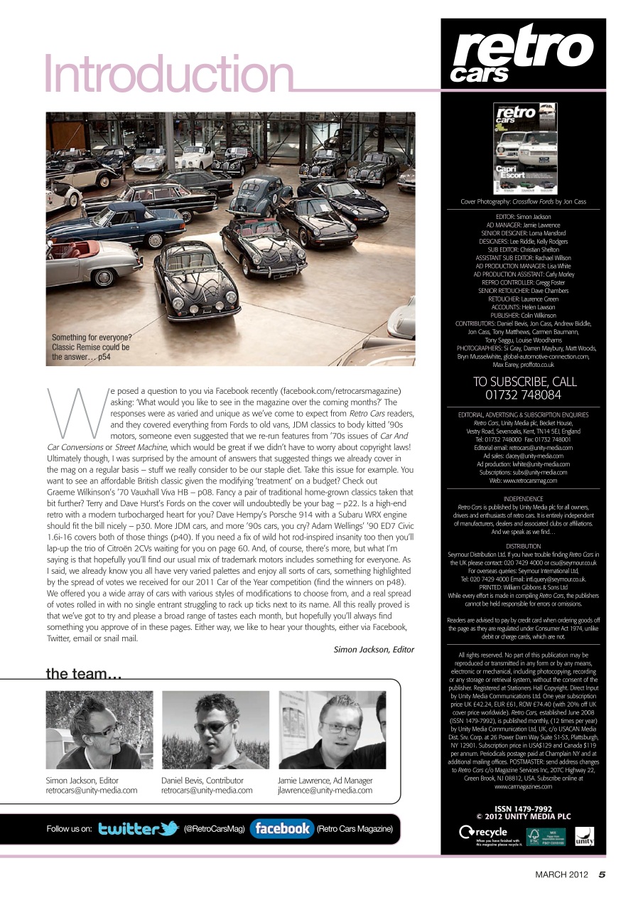 Retro Cars Preview Pages