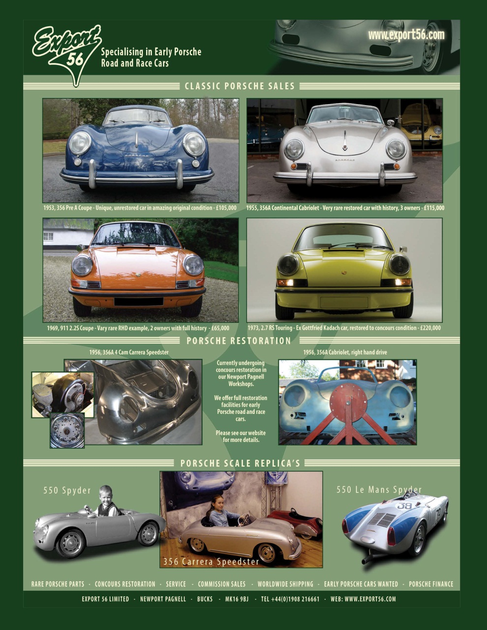 Classic Porsche Preview Pages