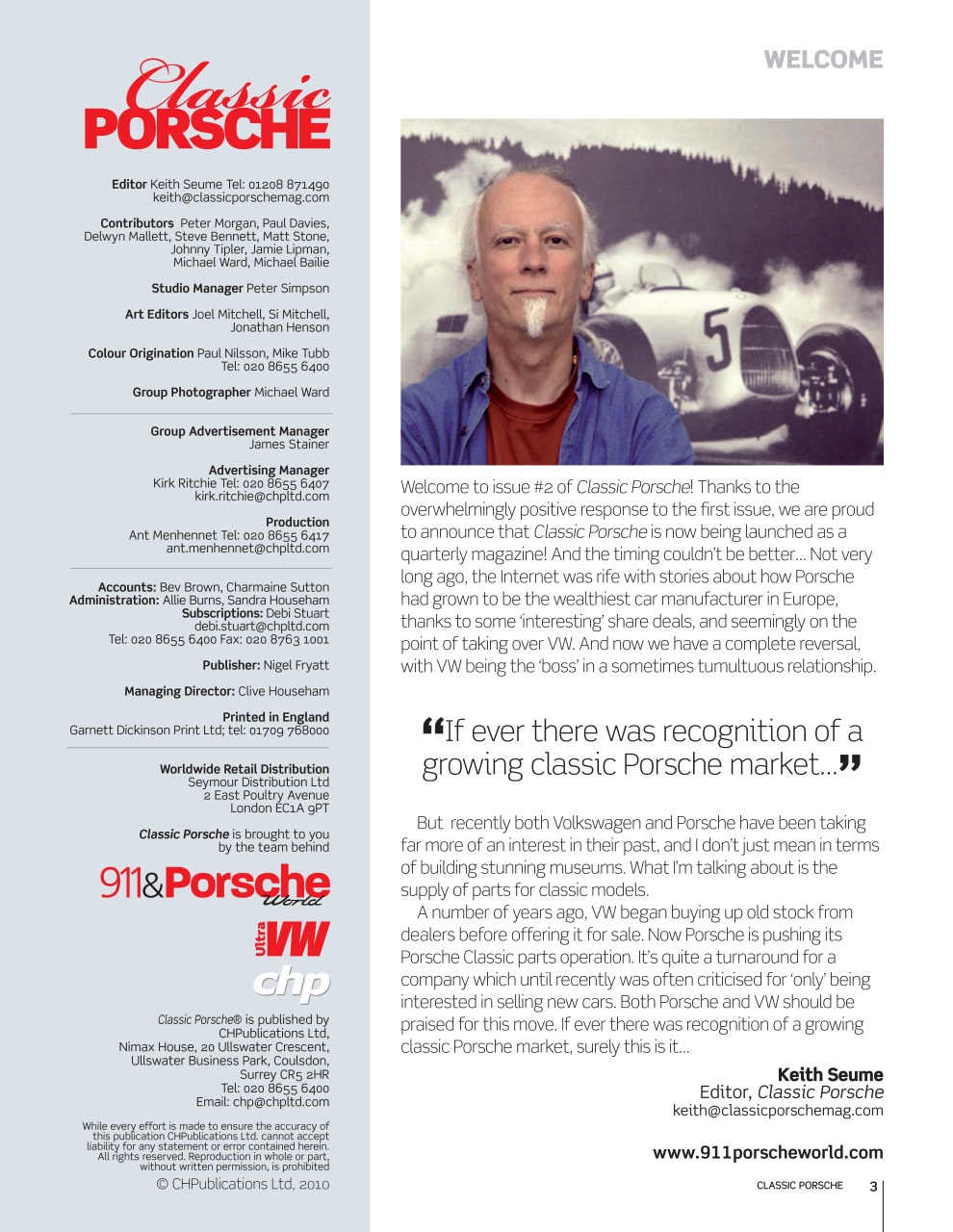 Classic Porsche Preview Pages