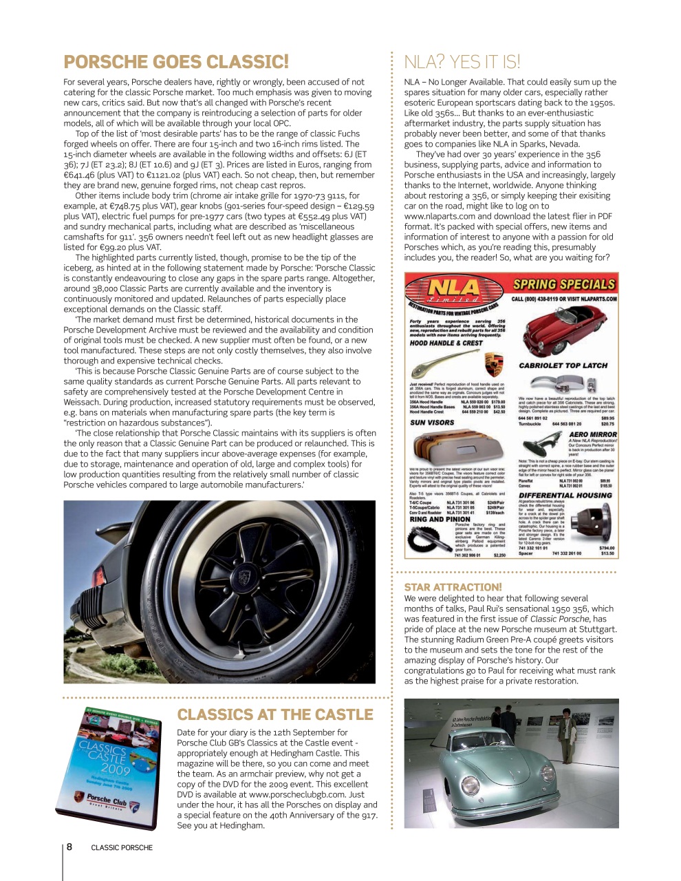 Classic Porsche Preview Pages