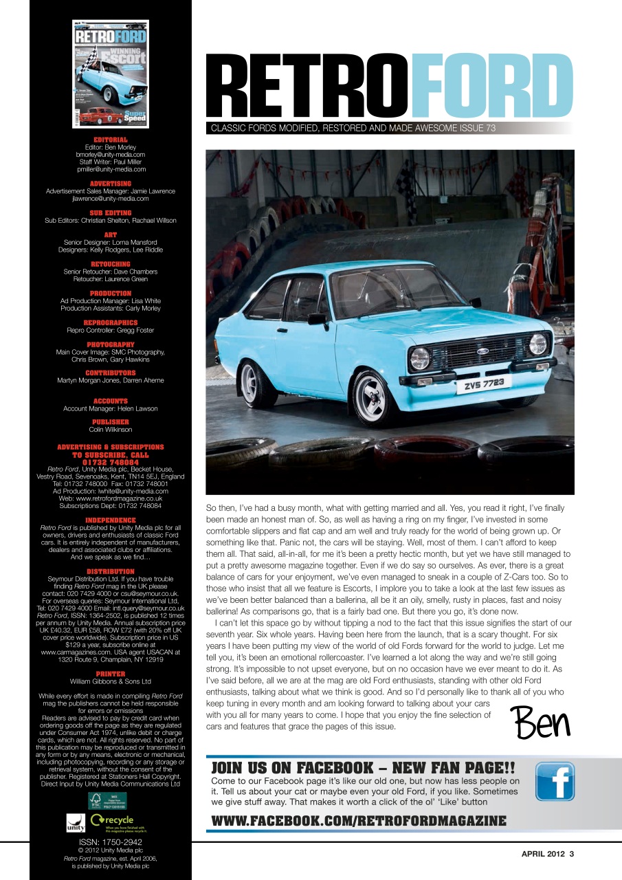 Retro Ford Preview Pages