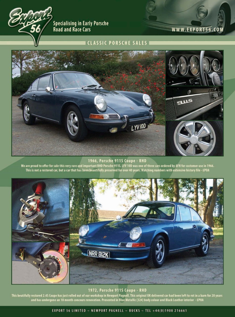 Classic Porsche Preview Pages