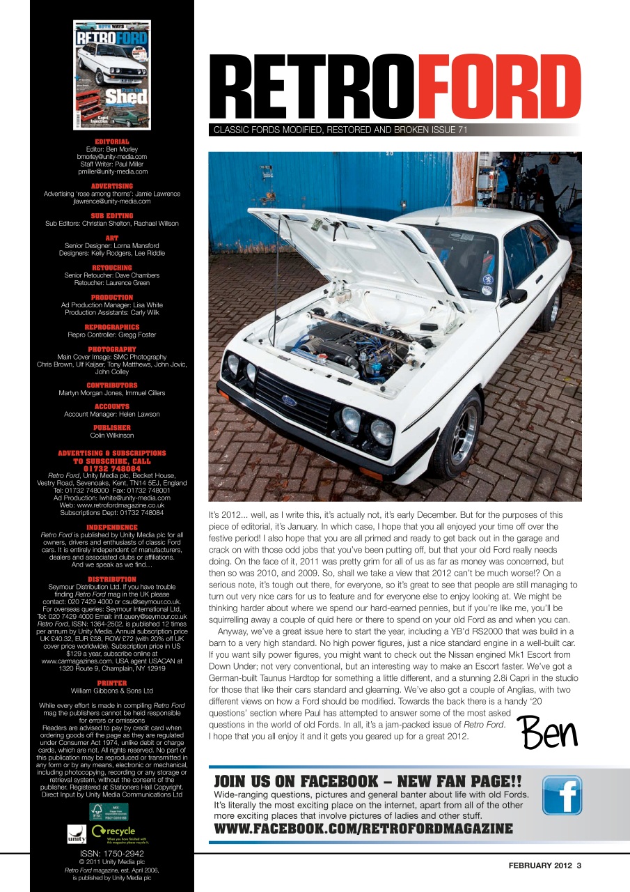 Retro Ford Preview Pages