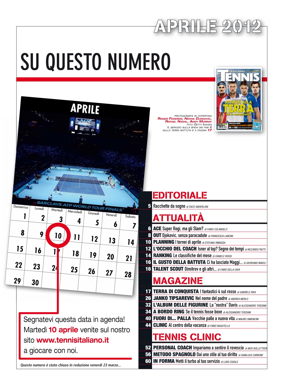 Il Tennis Italiano Preview Pages
