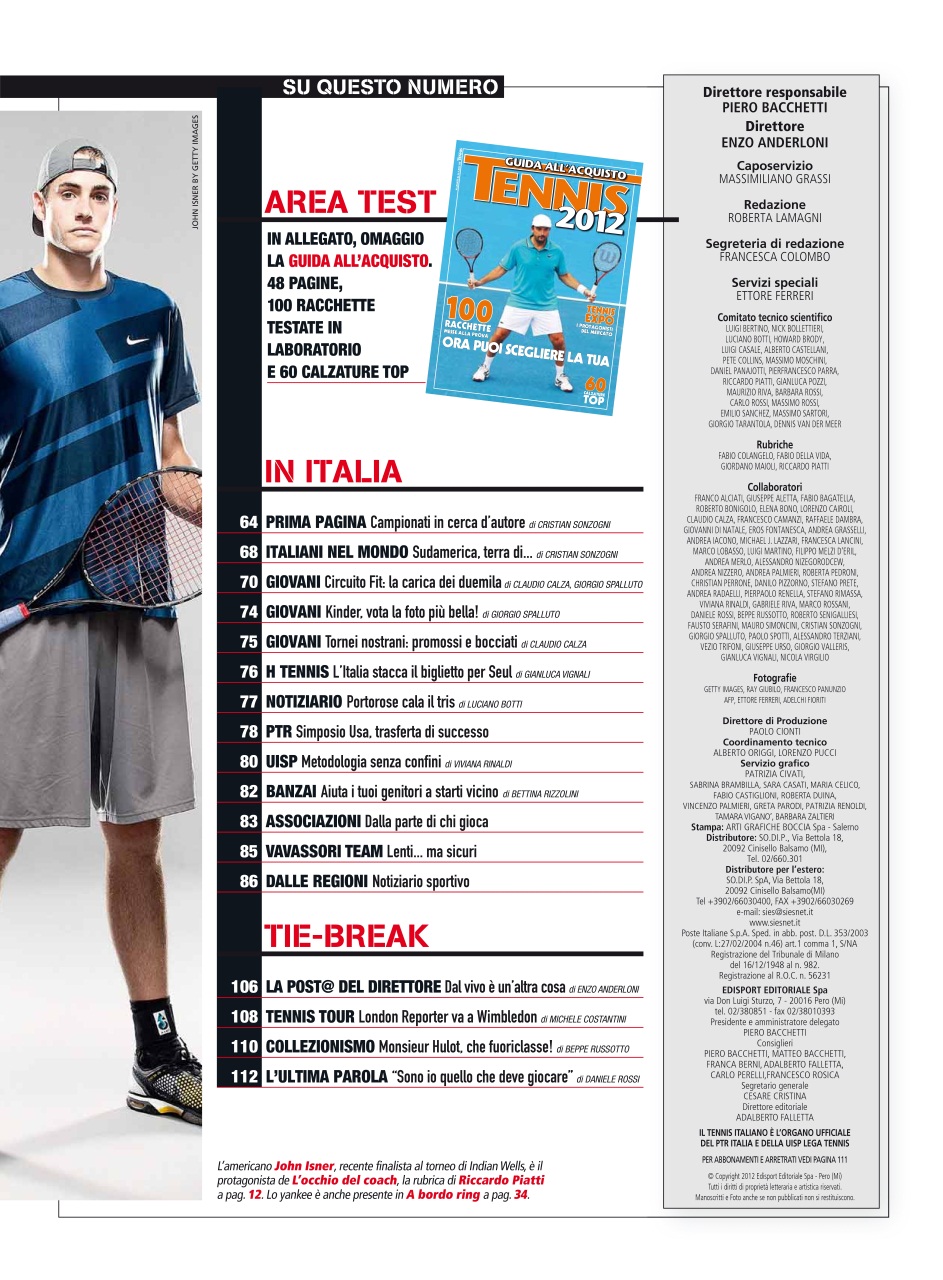 Il Tennis Italiano Preview Pages