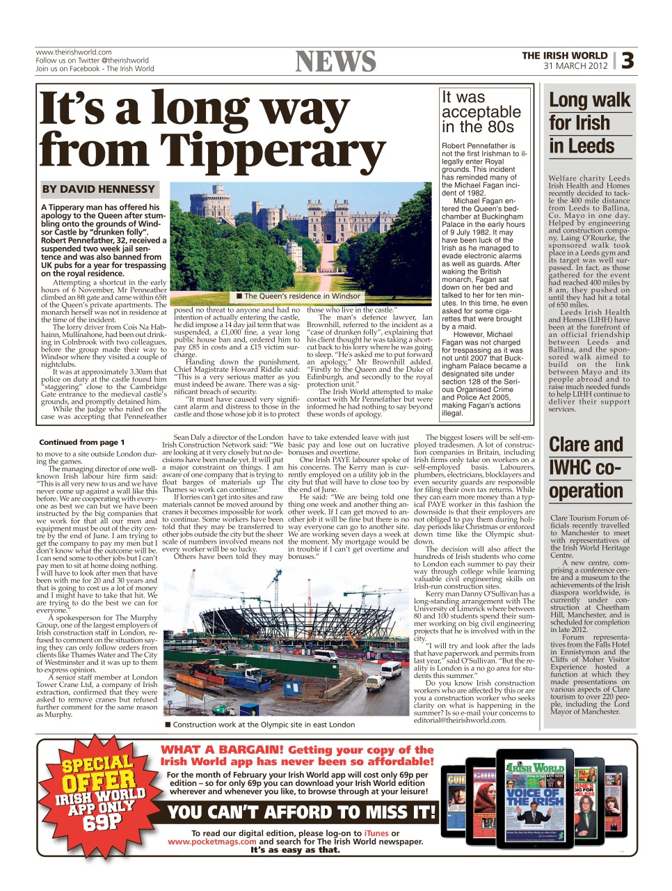 Irish World Preview Pages
