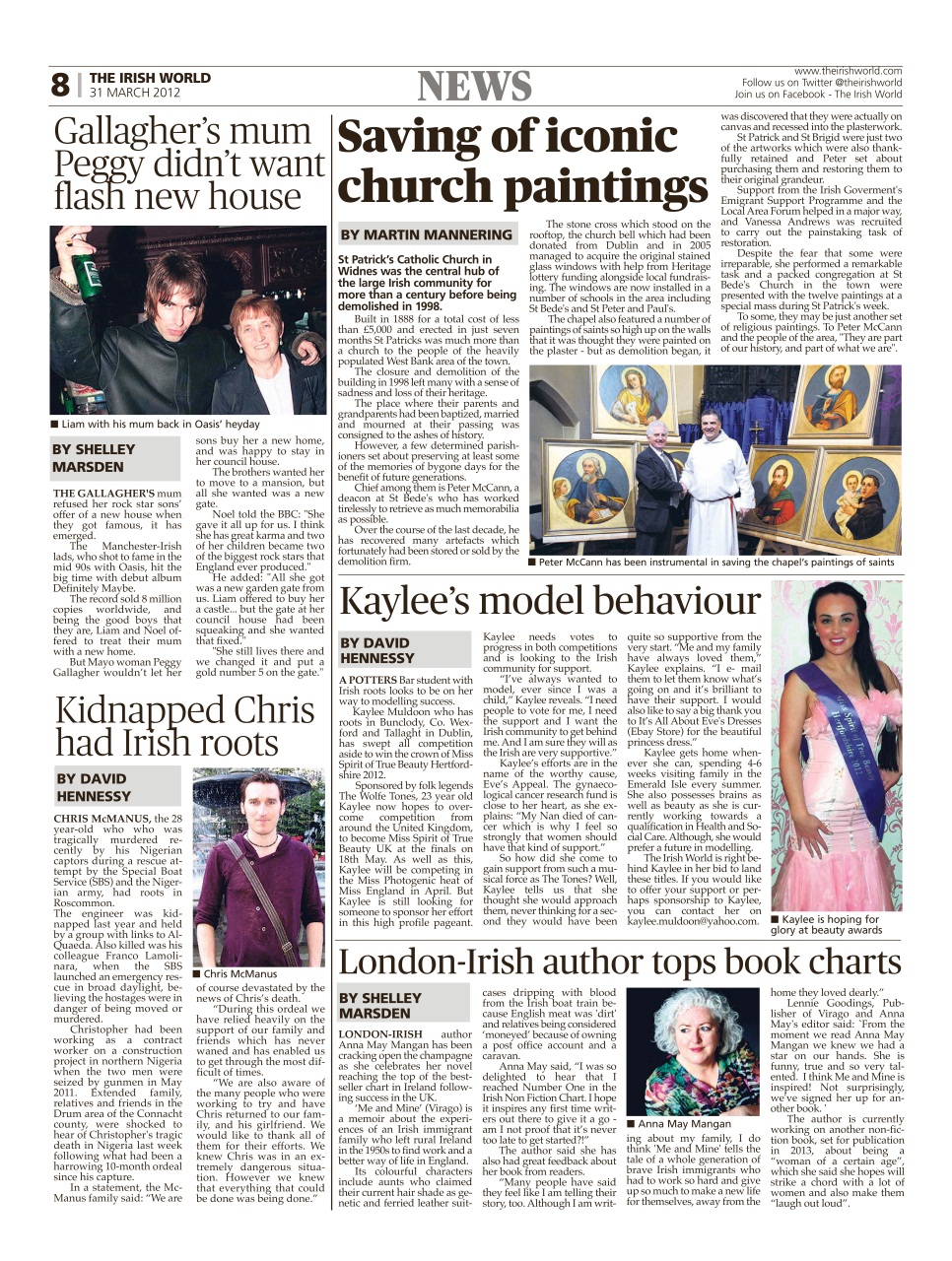 Irish World Preview Pages