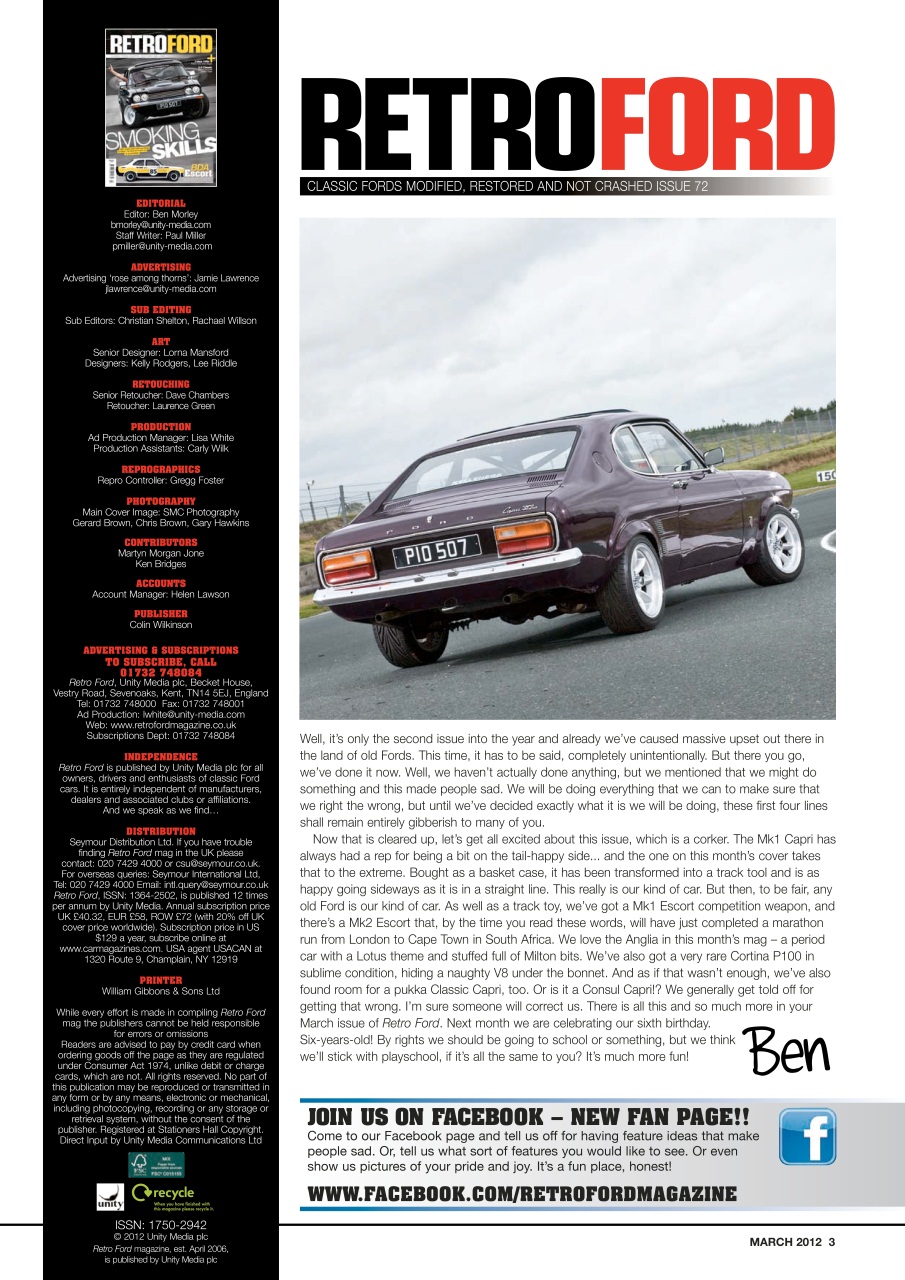 Retro Ford Preview Pages