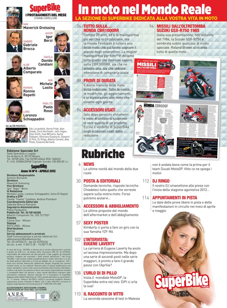 Superbike Italia Preview Pages