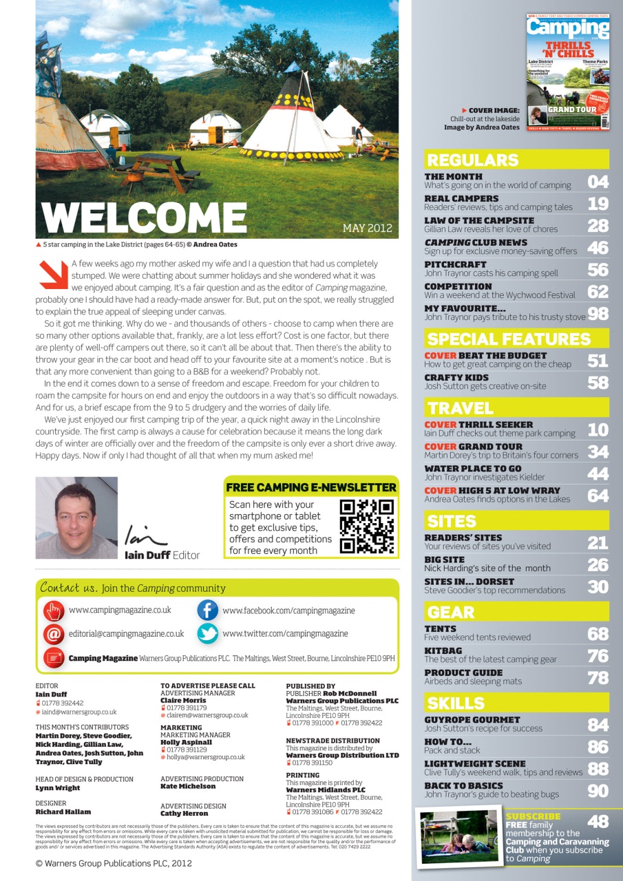 Camping Preview Pages