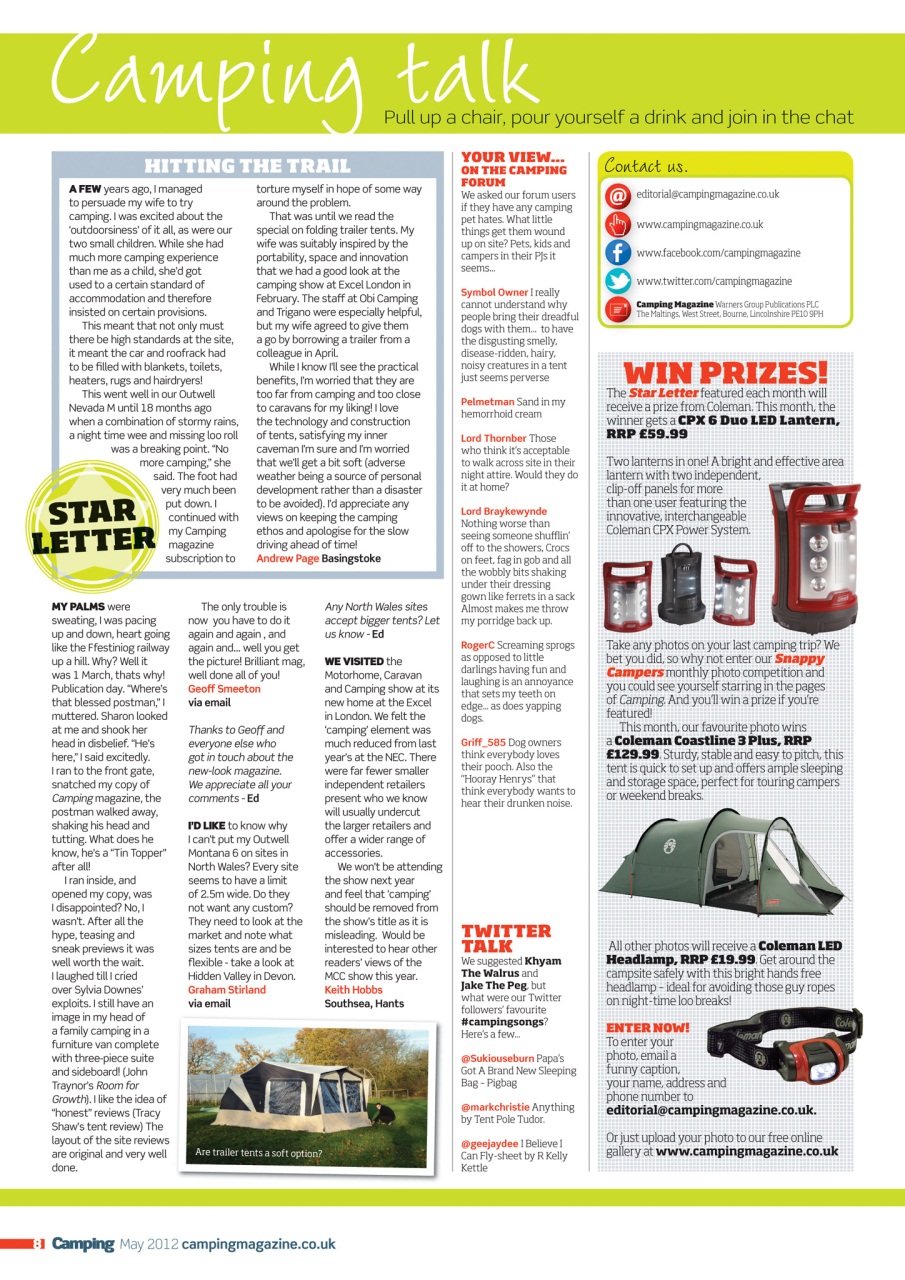 Camping Preview Pages