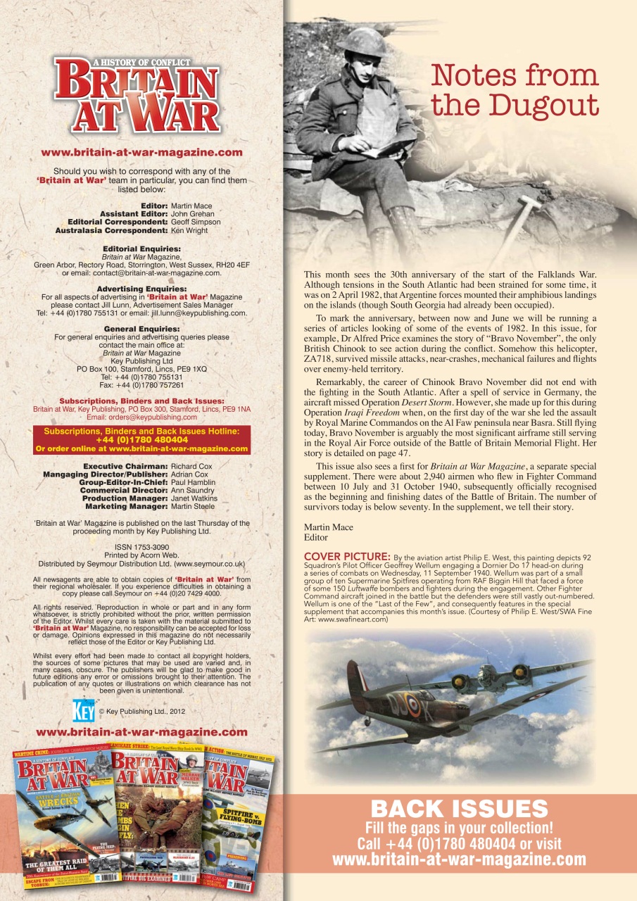 Britain at War Magazine Preview Pages