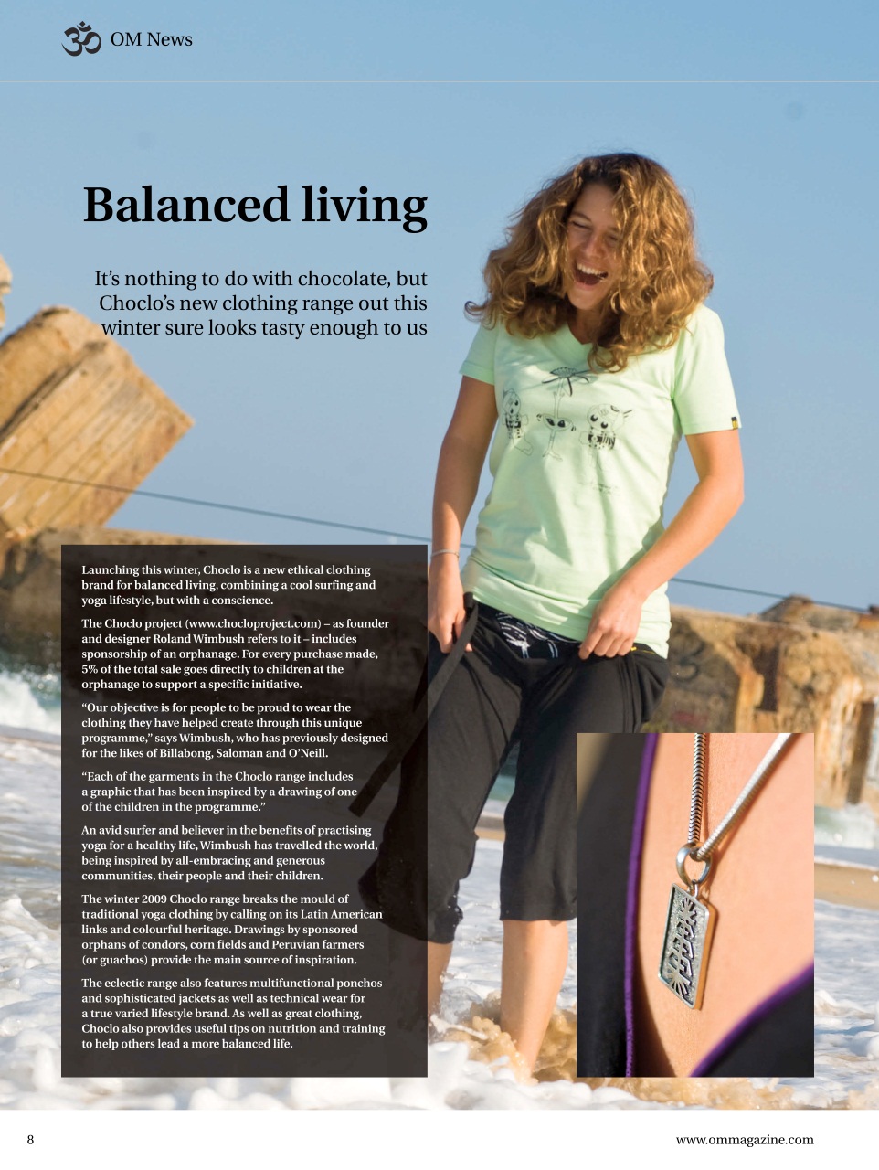 OM Yoga Magazine Preview Pages