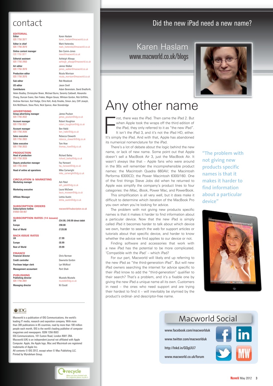 Macworld Preview Pages