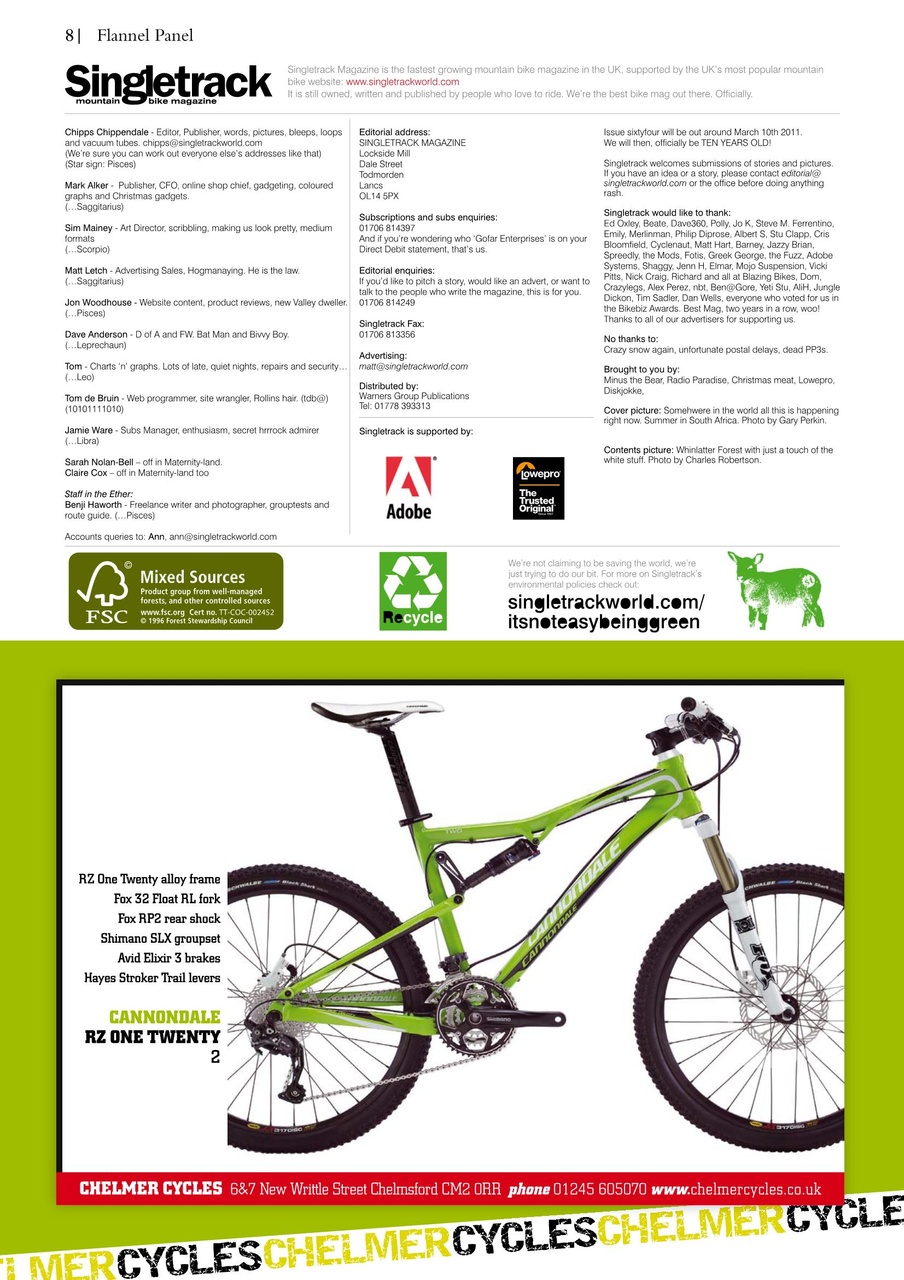 Singletrack Preview Pages