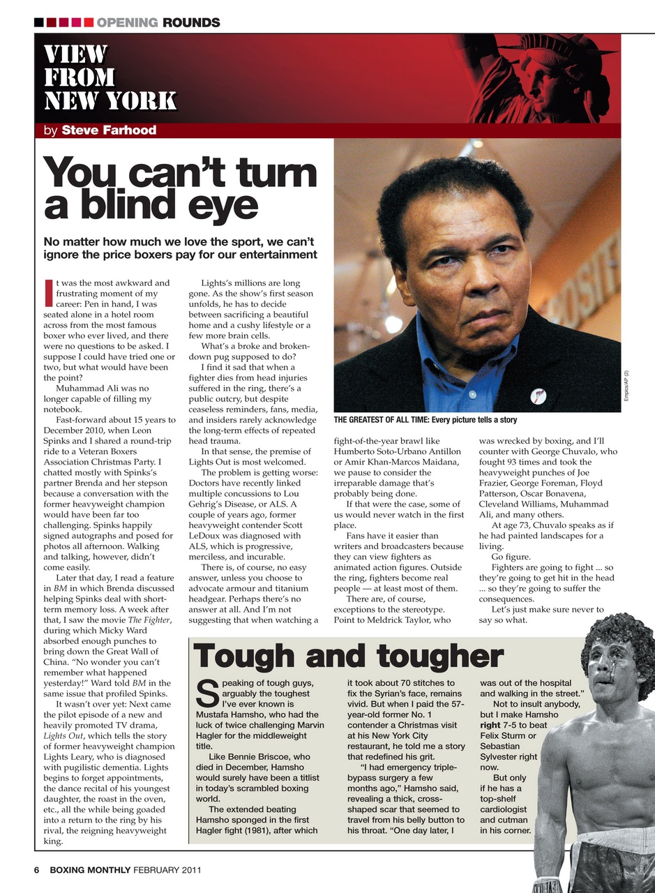 Boxing Monthly Preview Pages