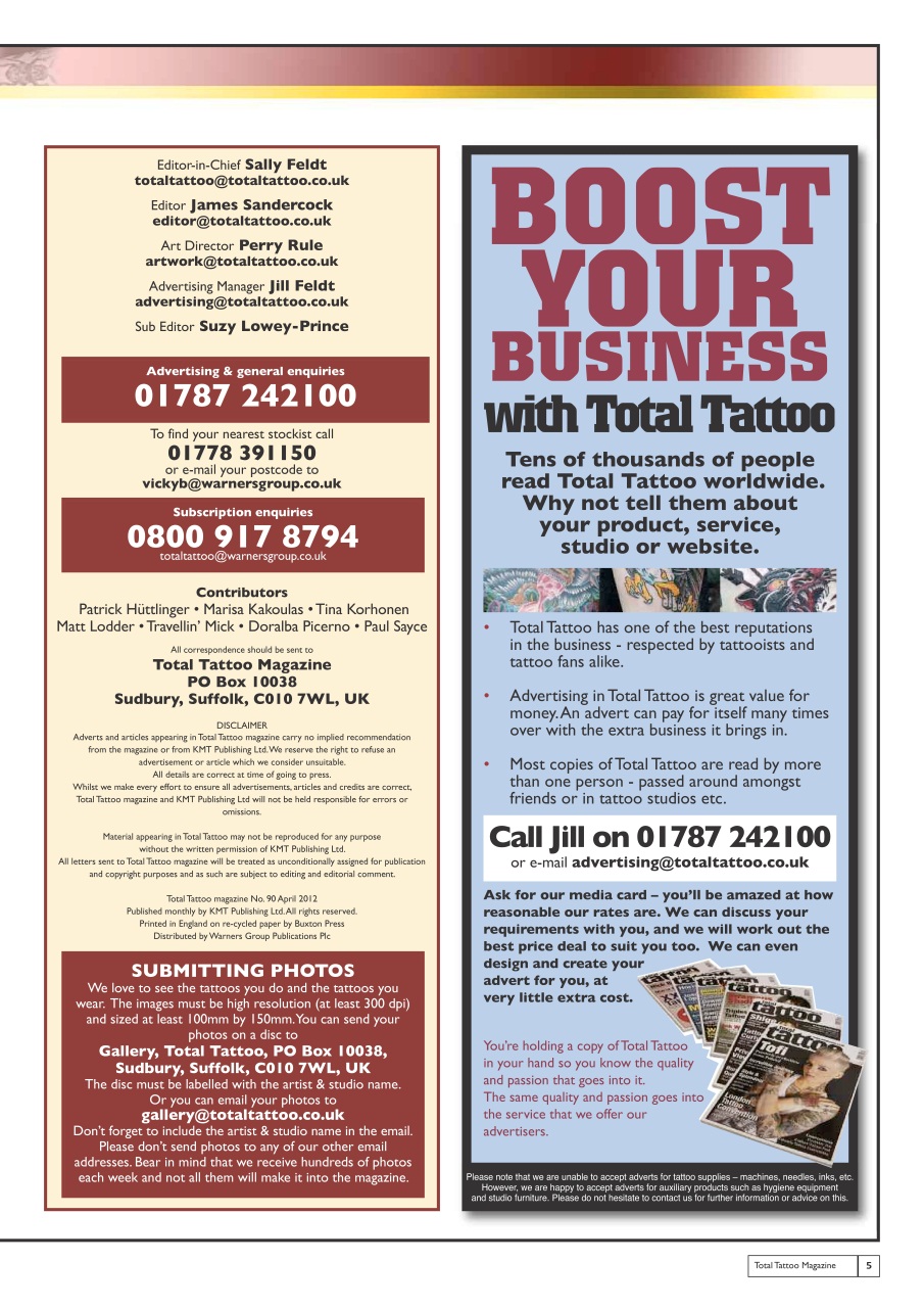 Total Tattoo Preview Pages