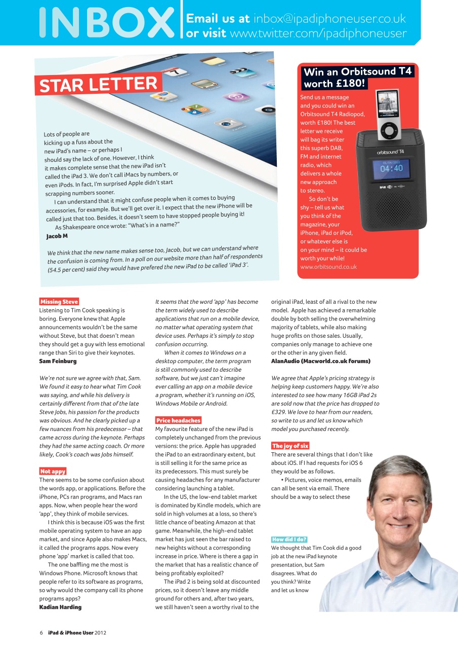 iPad and iPhone User Preview Pages