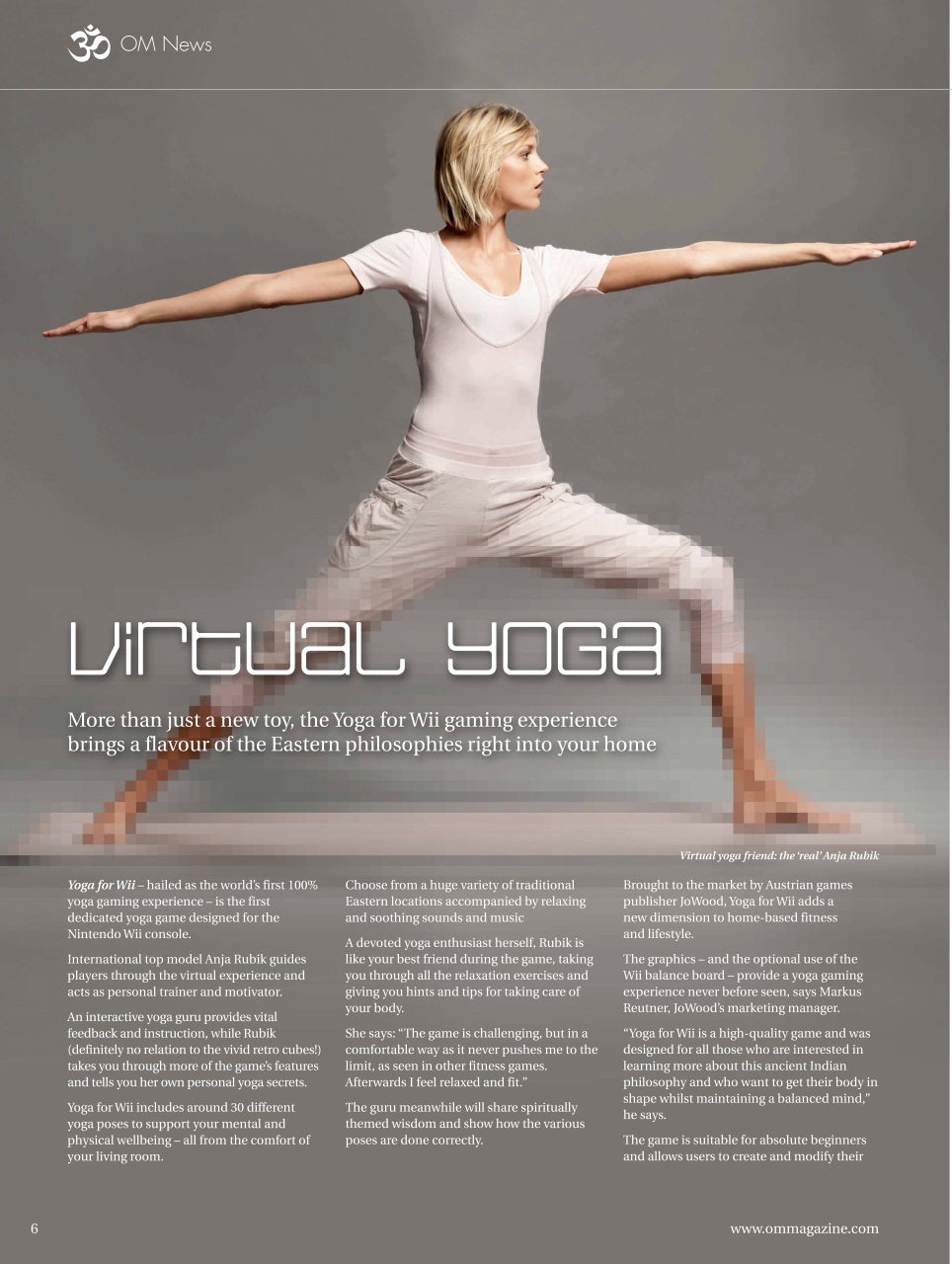 OM Yoga Magazine Preview Pages