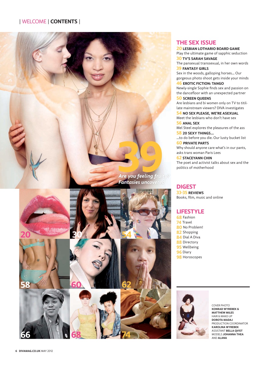 DIVA Magazine Preview Pages