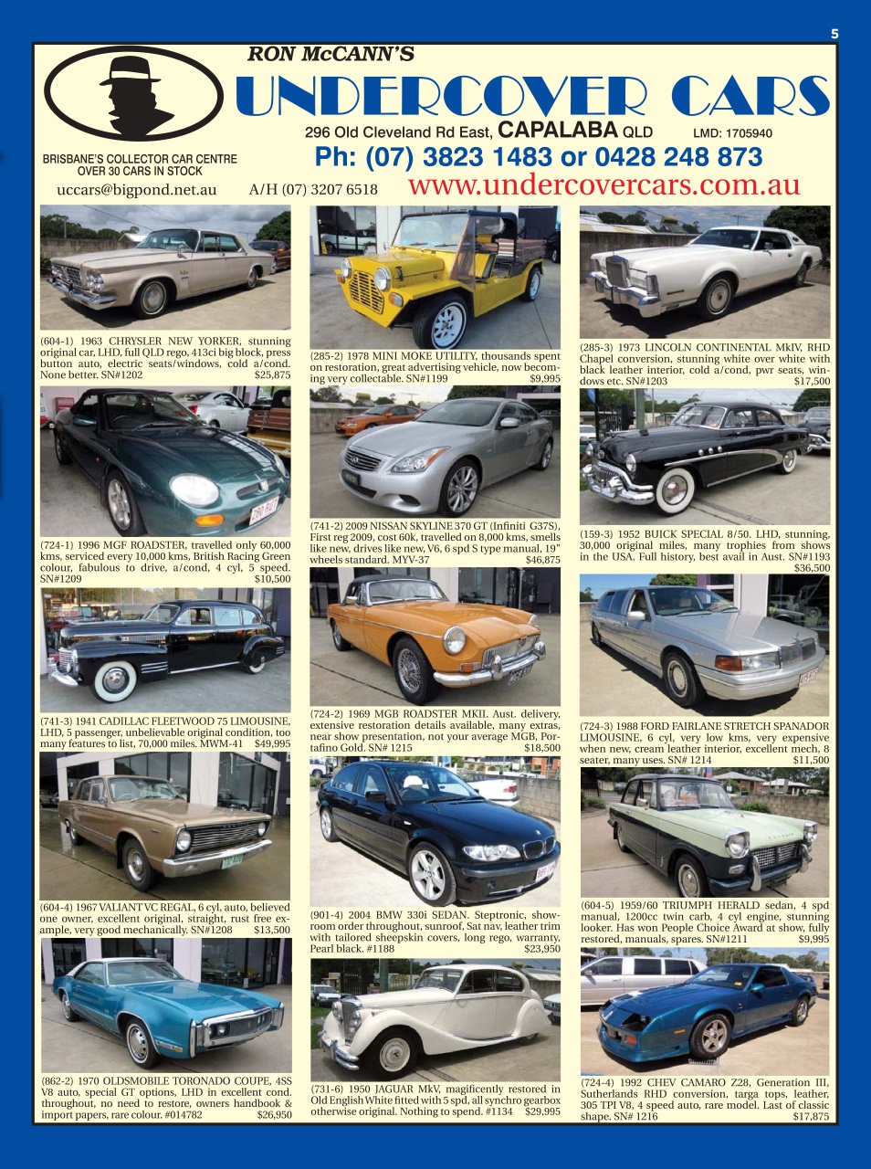 JUST CARS Preview Pages