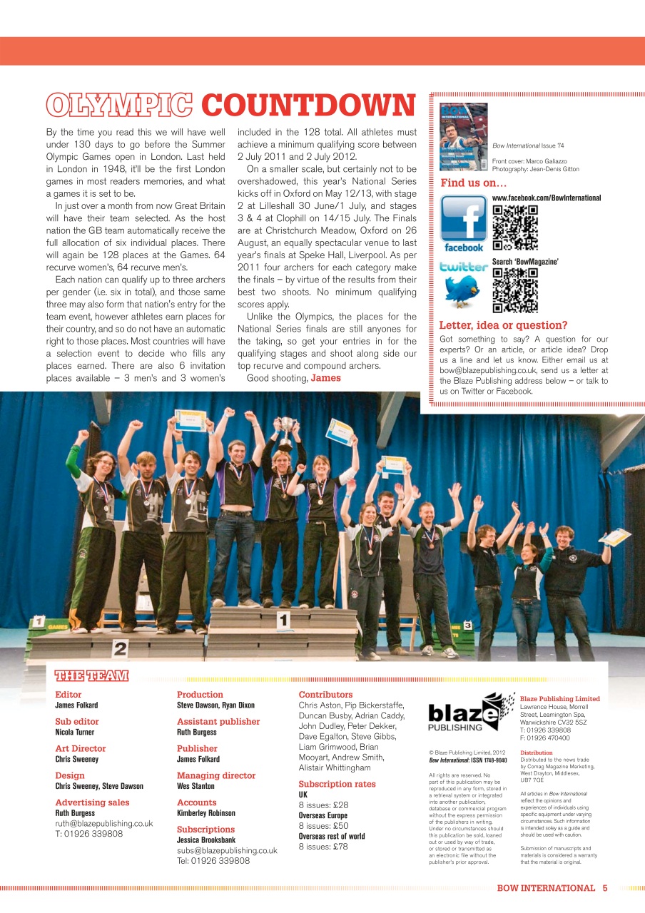 Bow International Preview Pages