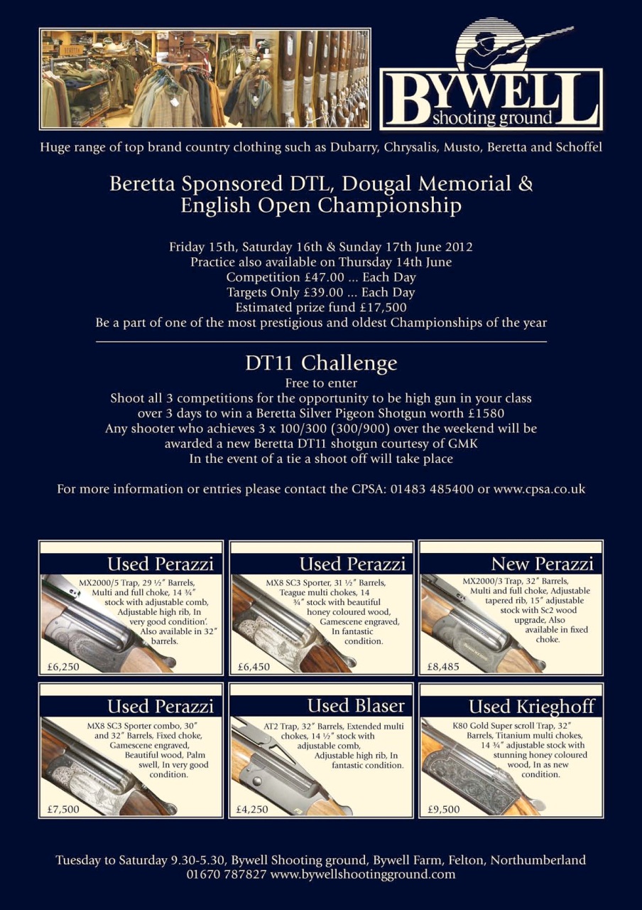 Clay Shooting Preview Pages