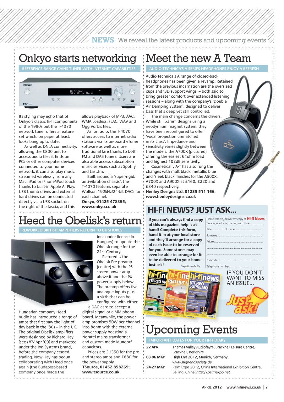Hi-Fi News Preview Pages
