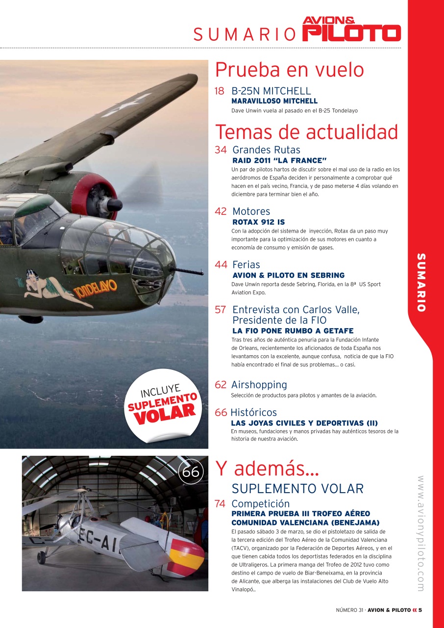 Revista Avion & Piloto Preview Pages