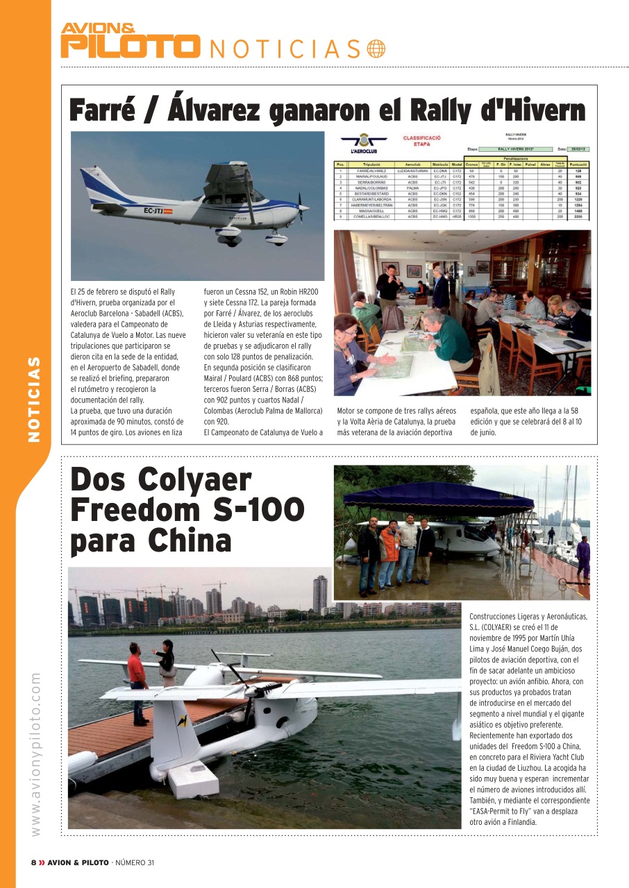Revista Avion & Piloto Preview Pages