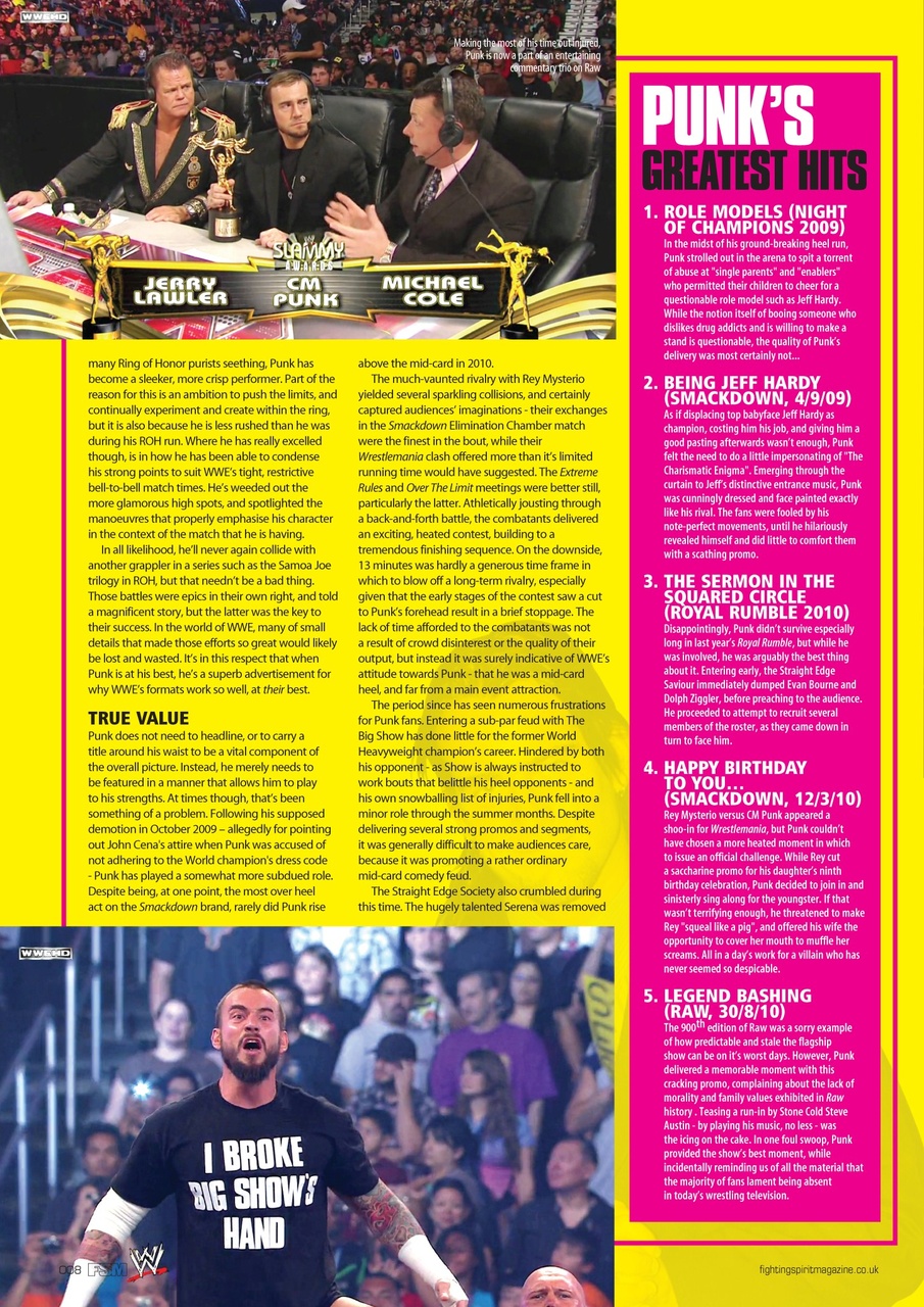Wrestletalk Magazine Preview Pages