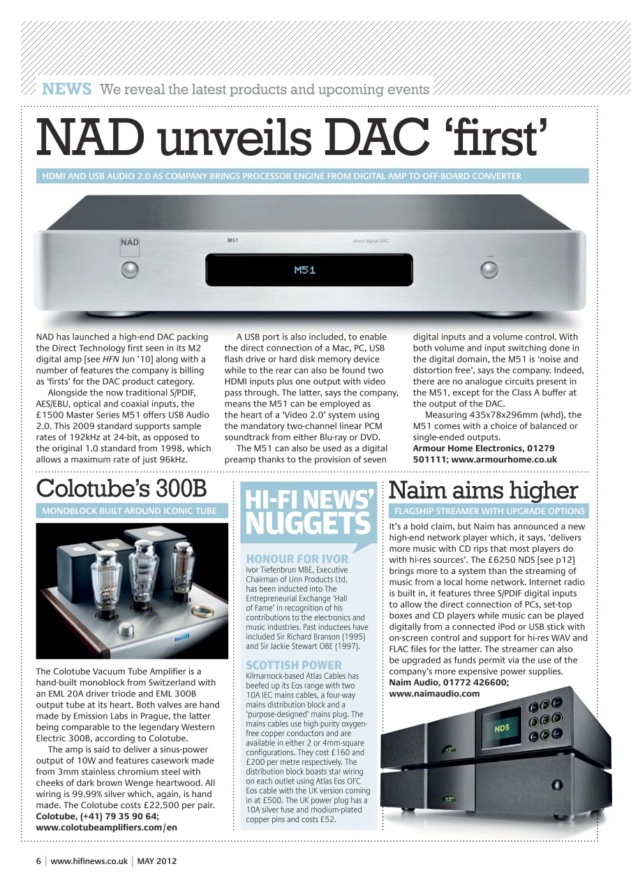 Hi-Fi News Preview Pages