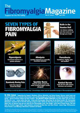 Fibromyalgia Magazine issue April 2012 Issue