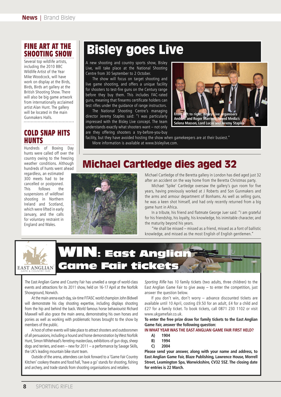 Sporting Rifle Preview Pages