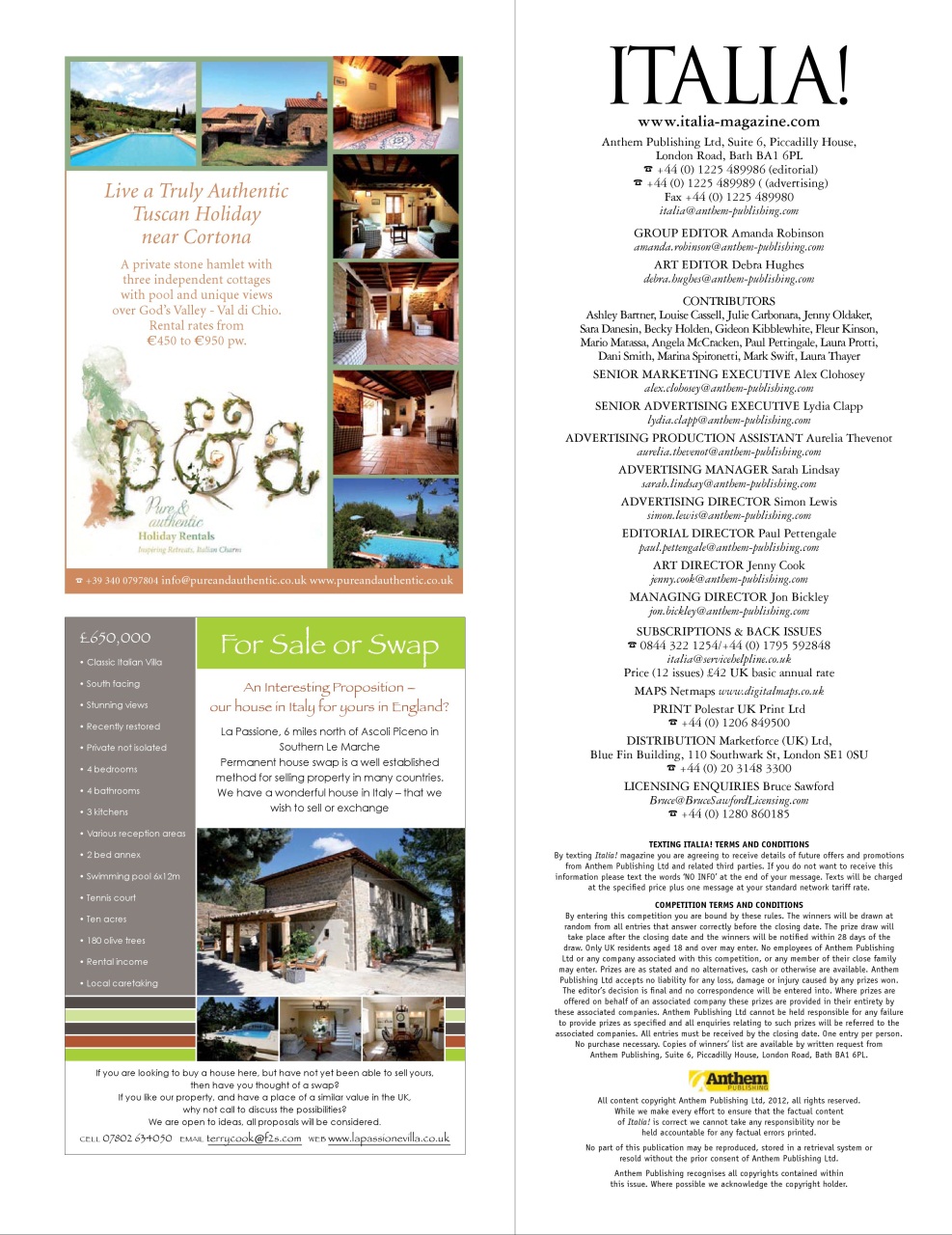 Italia! Preview Pages