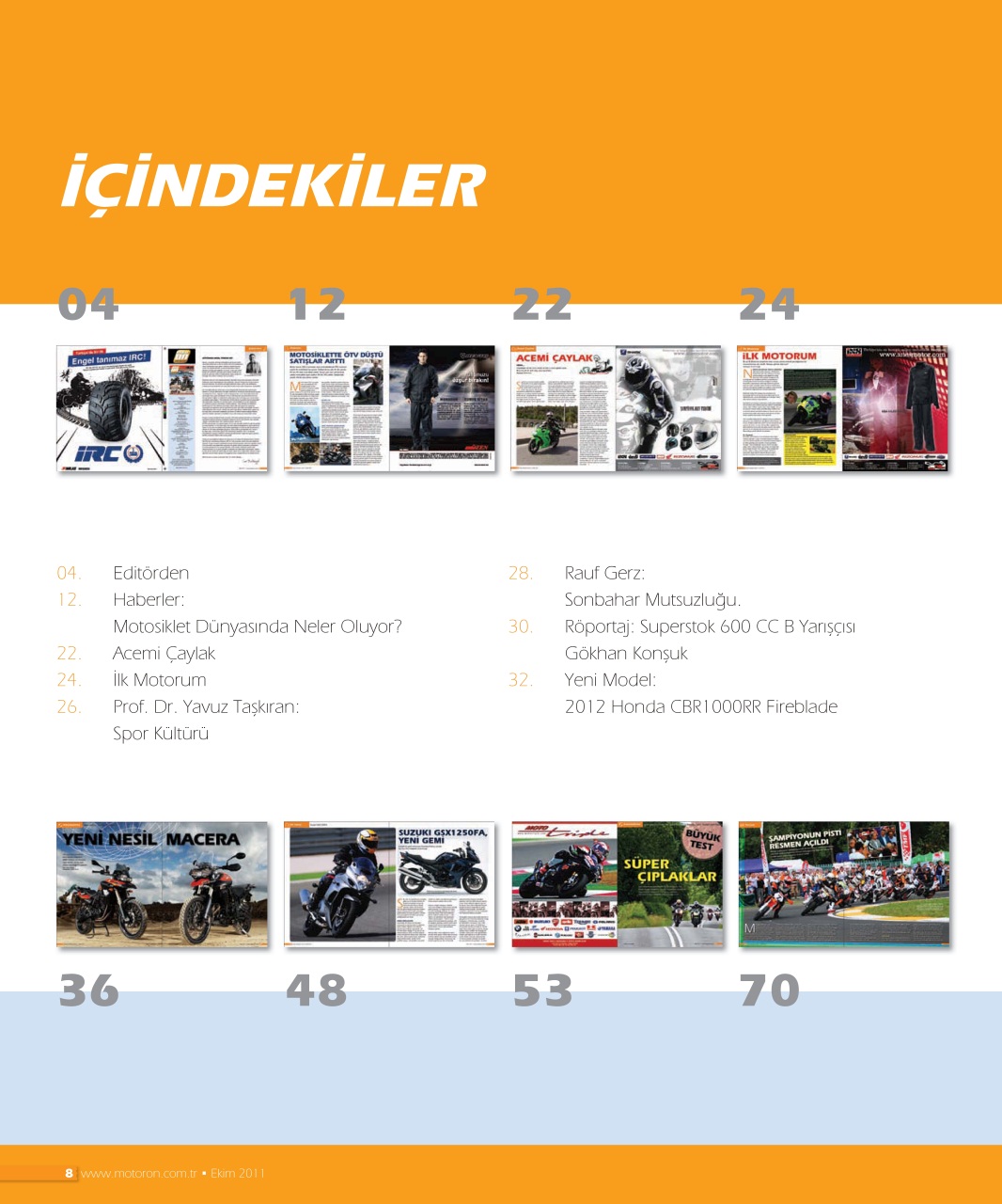 Motoron Preview Pages